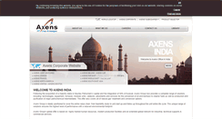Desktop Screenshot of india.axens.net